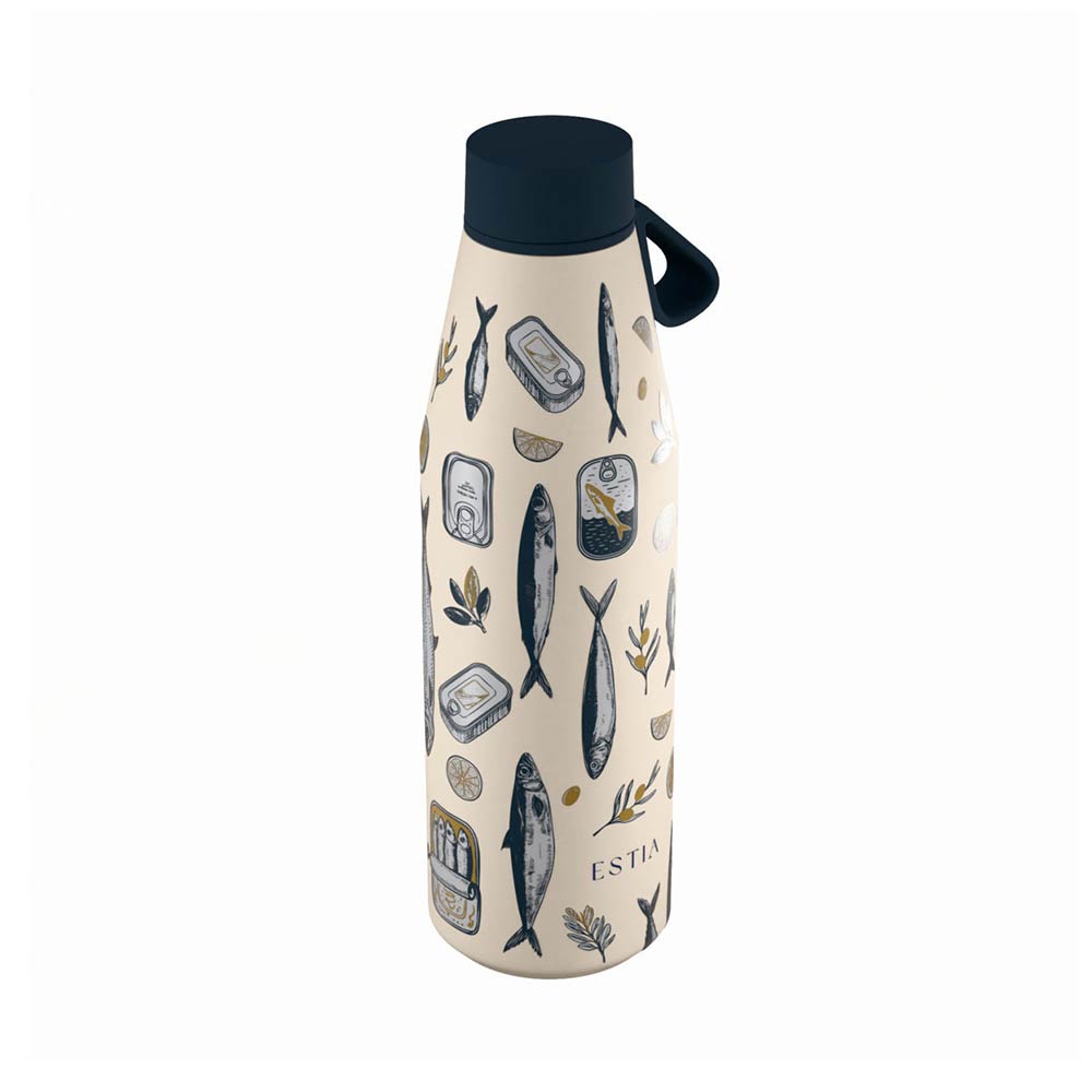 Ανοξείδωτο Μπουκάλι Θερμός Flow Save the Aegean Salt Life 500ml 42127 Estia - 1