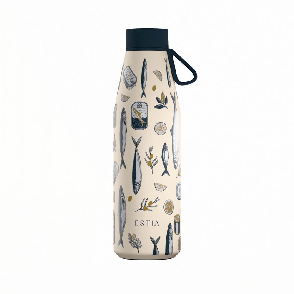 Ανοξείδωτο Μπουκάλι Θερμός Flow Save the Aegean Salt Life 500ml 42127 Estia - 124017
