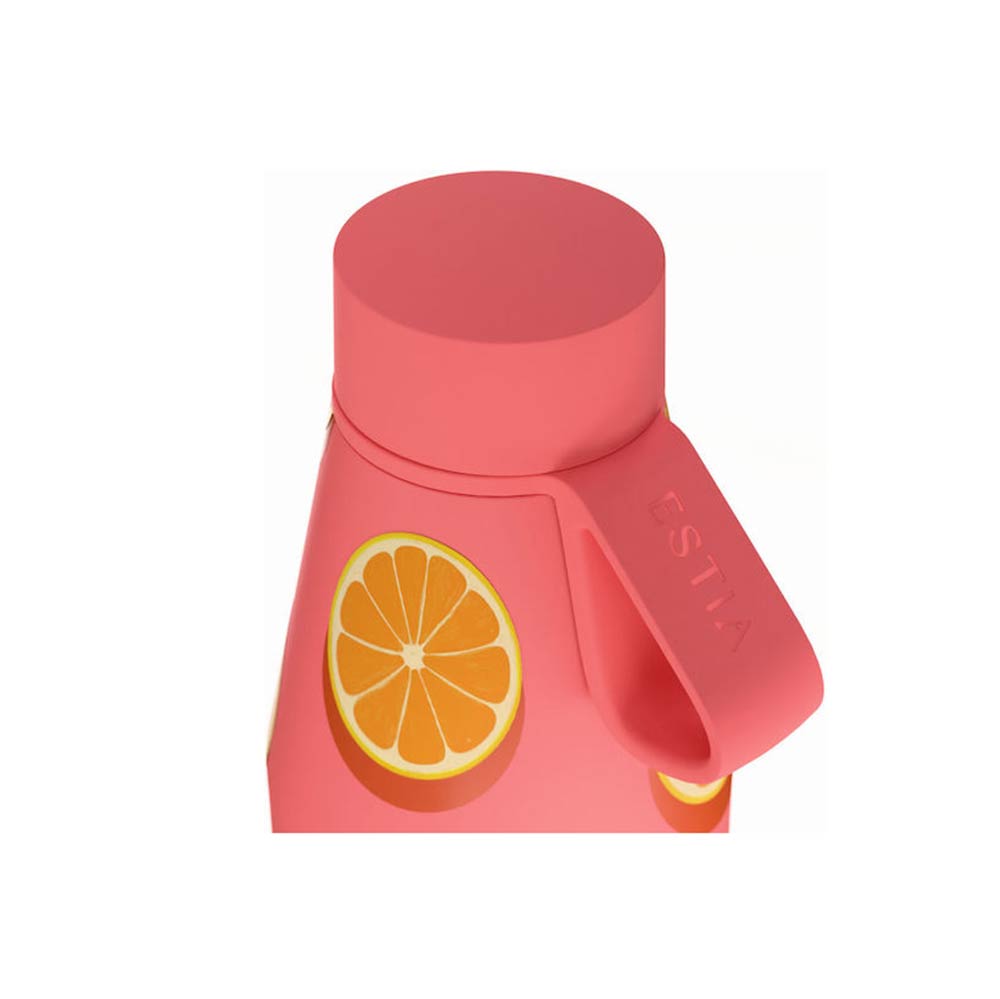 Ανοξείδωτο Μπουκάλι Θερμός Flow Save the Aegean Orange Pop 500ml 42165 Estia - 1