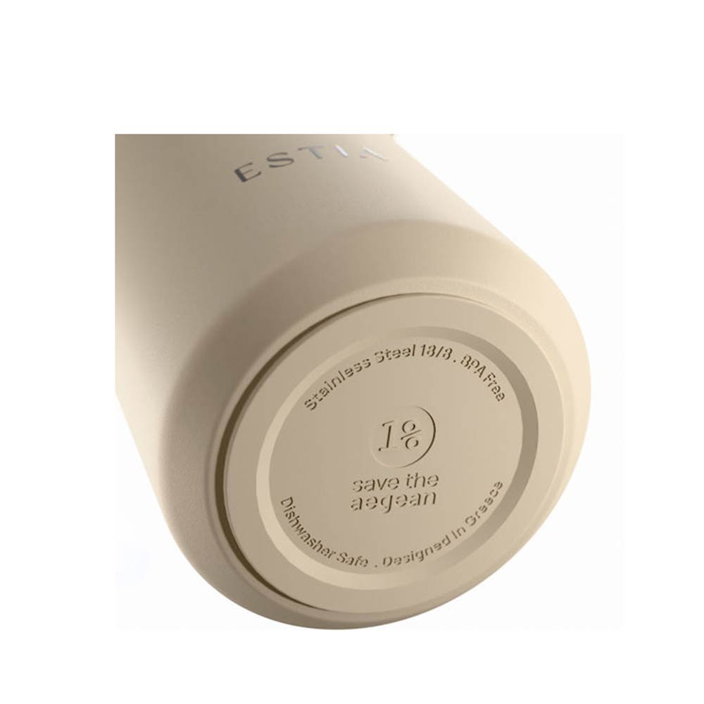 Ανοξείδωτο Μπουκάλι Θερμός Pulse Save the Aegean Dune 500ml 42257 Estia - 3