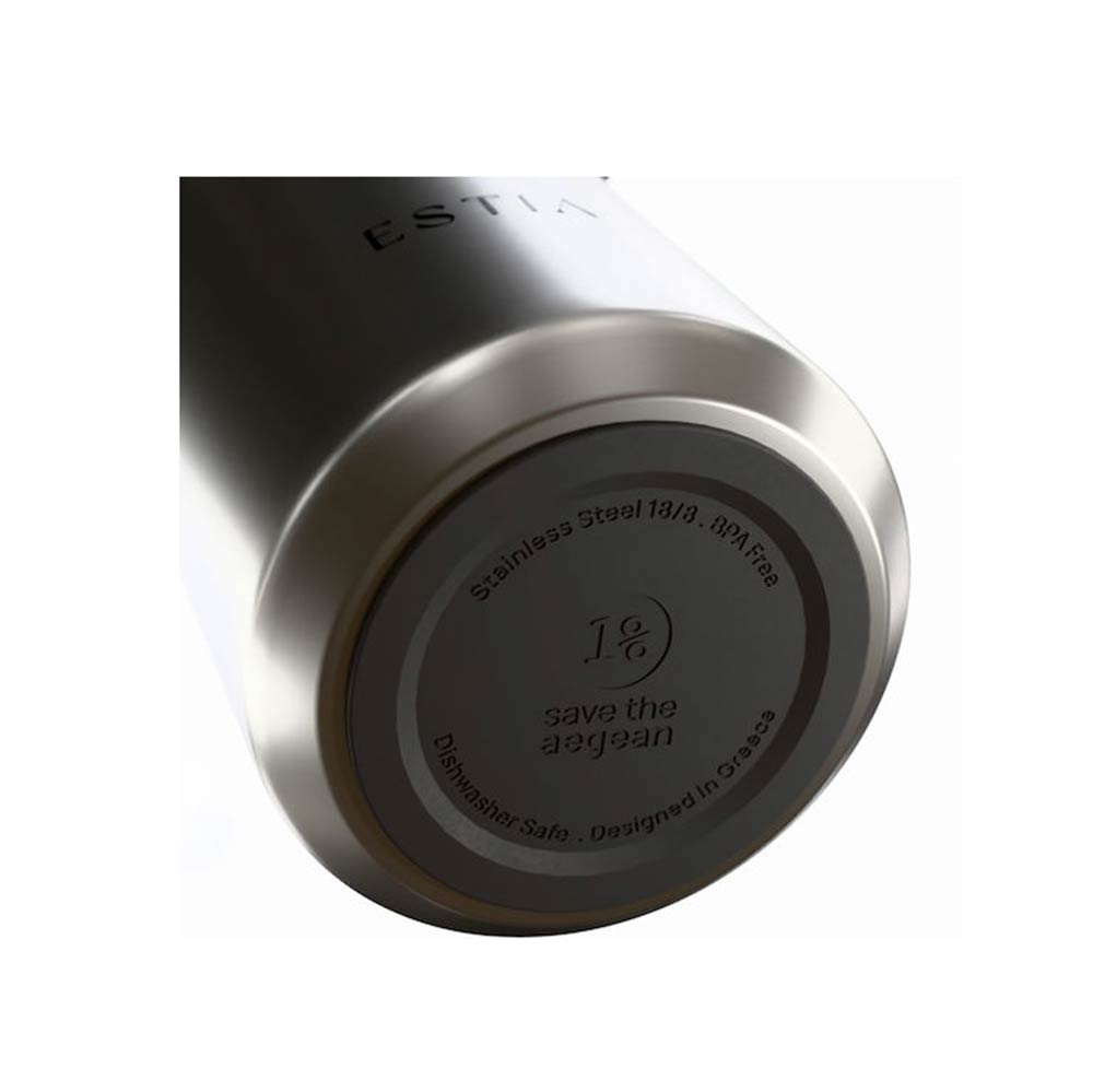 Ανοξείδωτο Μπουκάλι Θερμός Pulse Save the Aegean Brushed 500ml 42424 Estia - 3