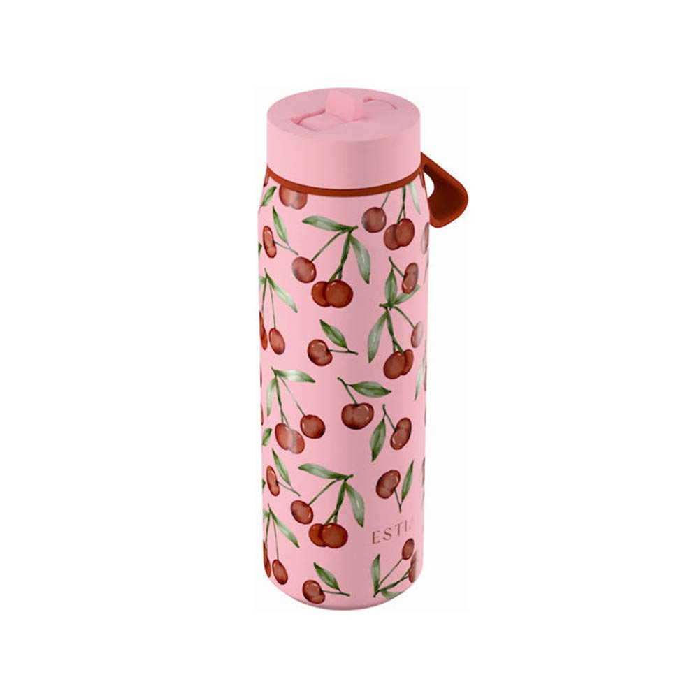 Ανοξείδωτο Μπουκάλι Θερμός Pulse Save the Aegean Cherry Rose 500ml 42431 Estia - 1