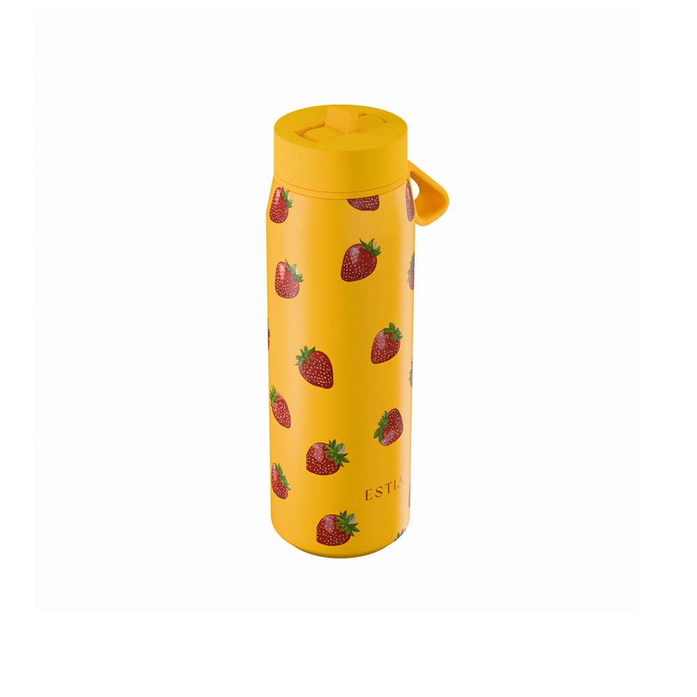 Ανοξείδωτο Μπουκάλι Θερμός Pulse Save the Aegean Berry Bright 500ml 42493 Estia - 1