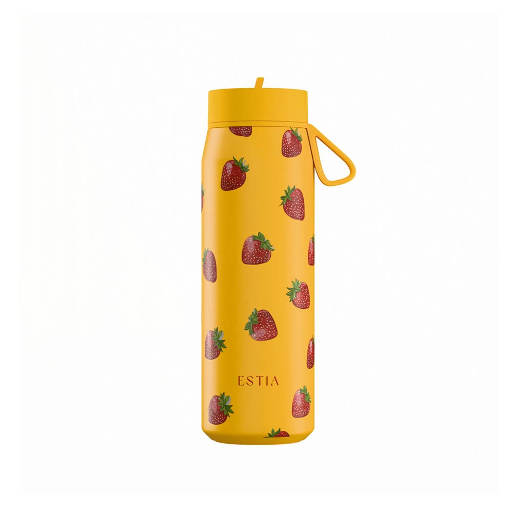 Ανοξείδωτο Μπουκάλι Θερμός Pulse Save the Aegean Berry Bright 500ml 42493 Estia - 124161