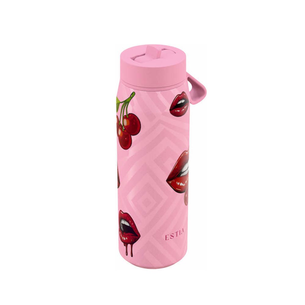 Ανοξείδωτο Μπουκάλι Θερμός Pulse Save the Aegean Blush Pop 500ml 42547 Estia - 1