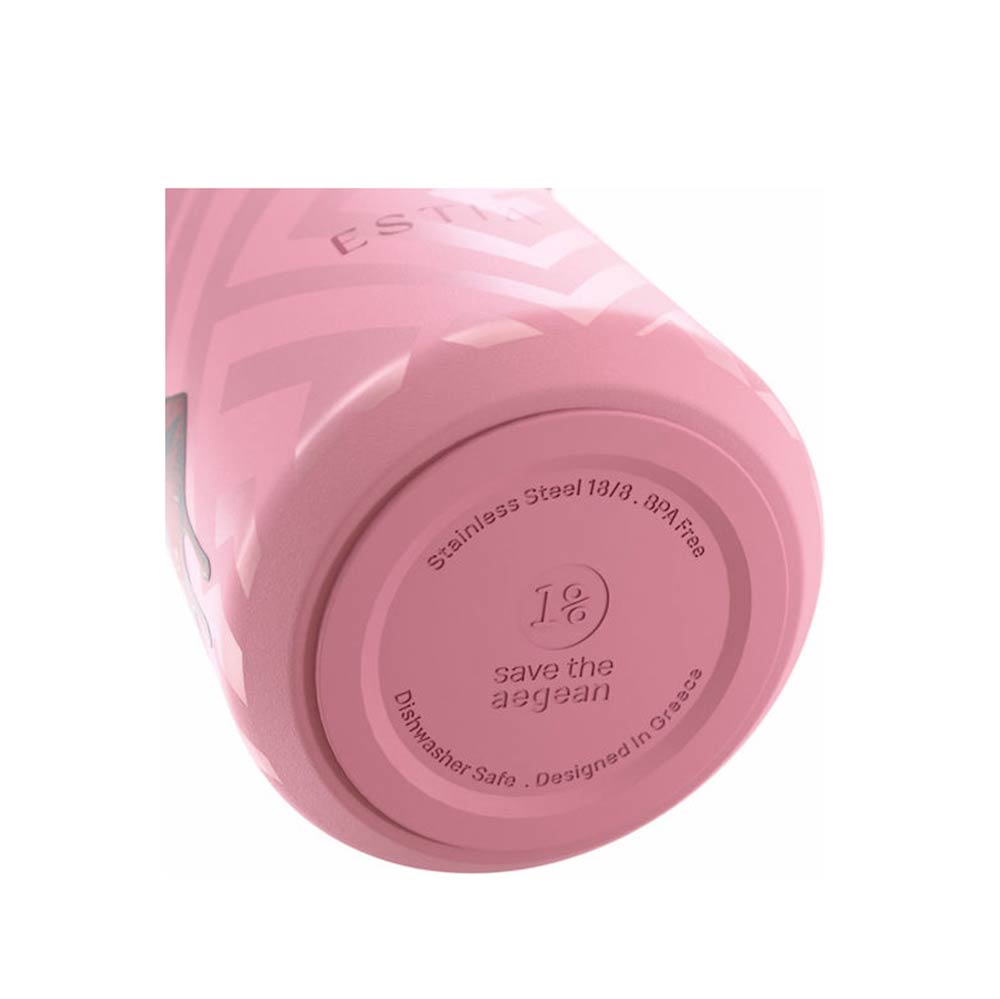 Ανοξείδωτο Μπουκάλι Θερμός Pulse Save the Aegean Blush Pop 500ml 42547 Estia - 2