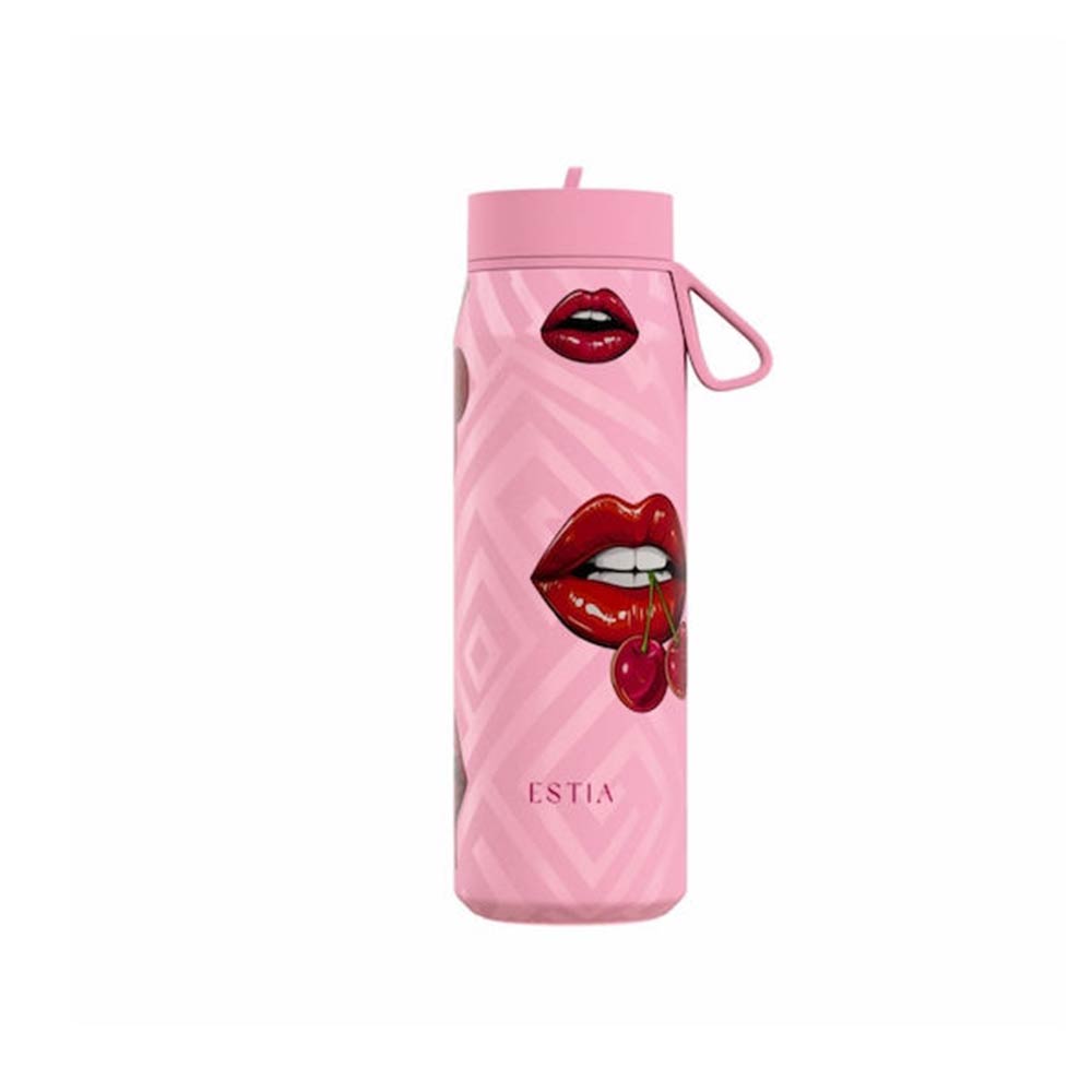 Ανοξείδωτο Μπουκάλι Θερμός Pulse Save the Aegean Blush Pop 500ml 42547 Estia - 124166
