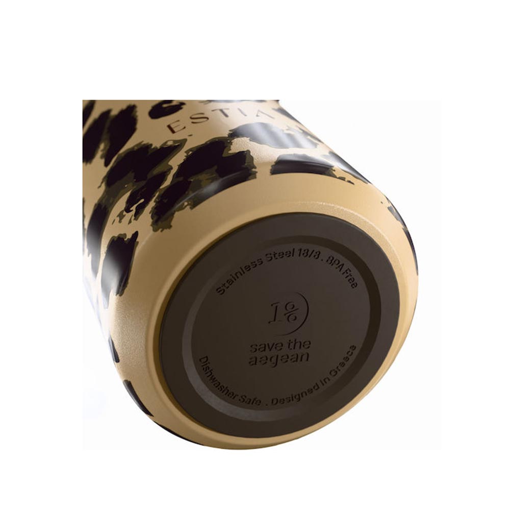 Ανοξείδωτο Μπουκάλι Θερμός Pulse Save the Aegean Spotted Prowl 500ml 42554 Estia - 3