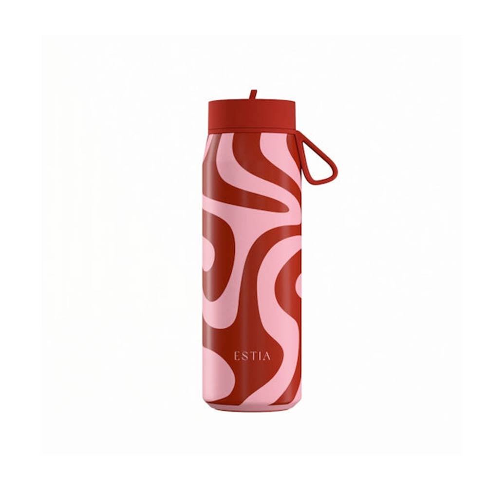 Ανοξείδωτο Μπουκάλι Θερμός Pulse Save the Aegean Coral Waves 500ml 42615 Estia - 124186