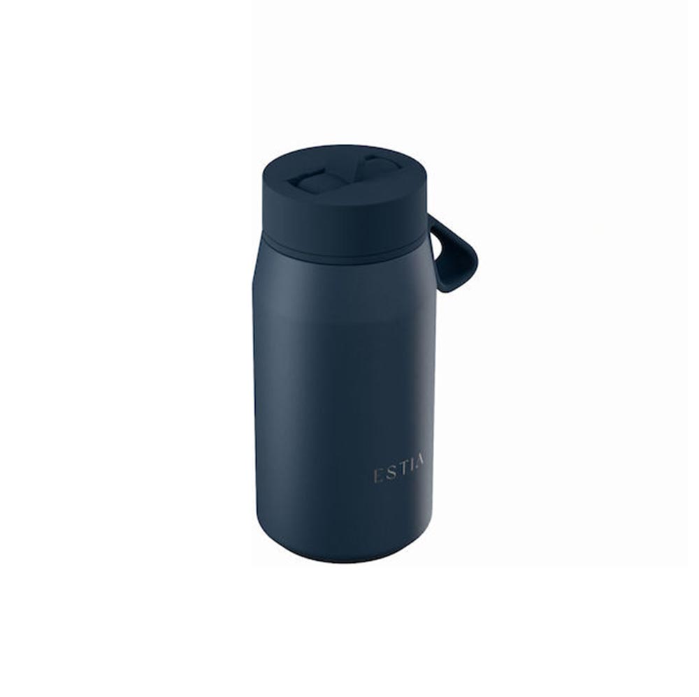 Ανοξείδωτο Μπουκάλι Θερμός Pulse Save the Aegean Indigo 360ml 42677 Estia - 1