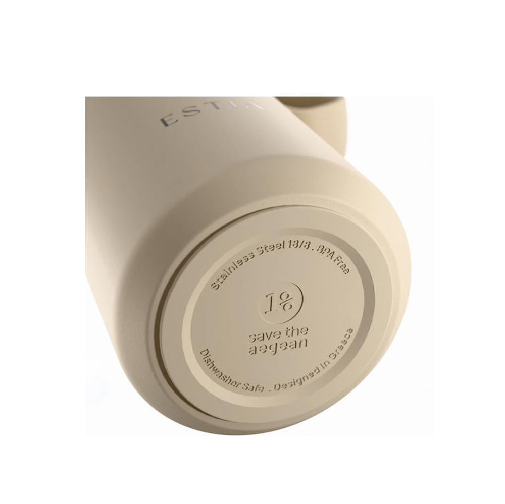 Ανοξείδωτο Μπουκάλι Θερμός Pulse Save the Aegean Dune 360ml 42707 Estia - 2