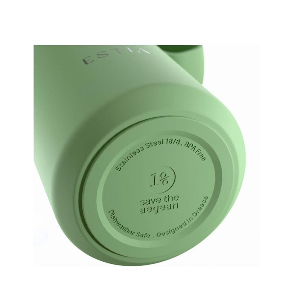 Ανοξείδωτο Μπουκάλι Θερμός Pulse Save the Aegean Pine 360ml 42714 Estia - 3