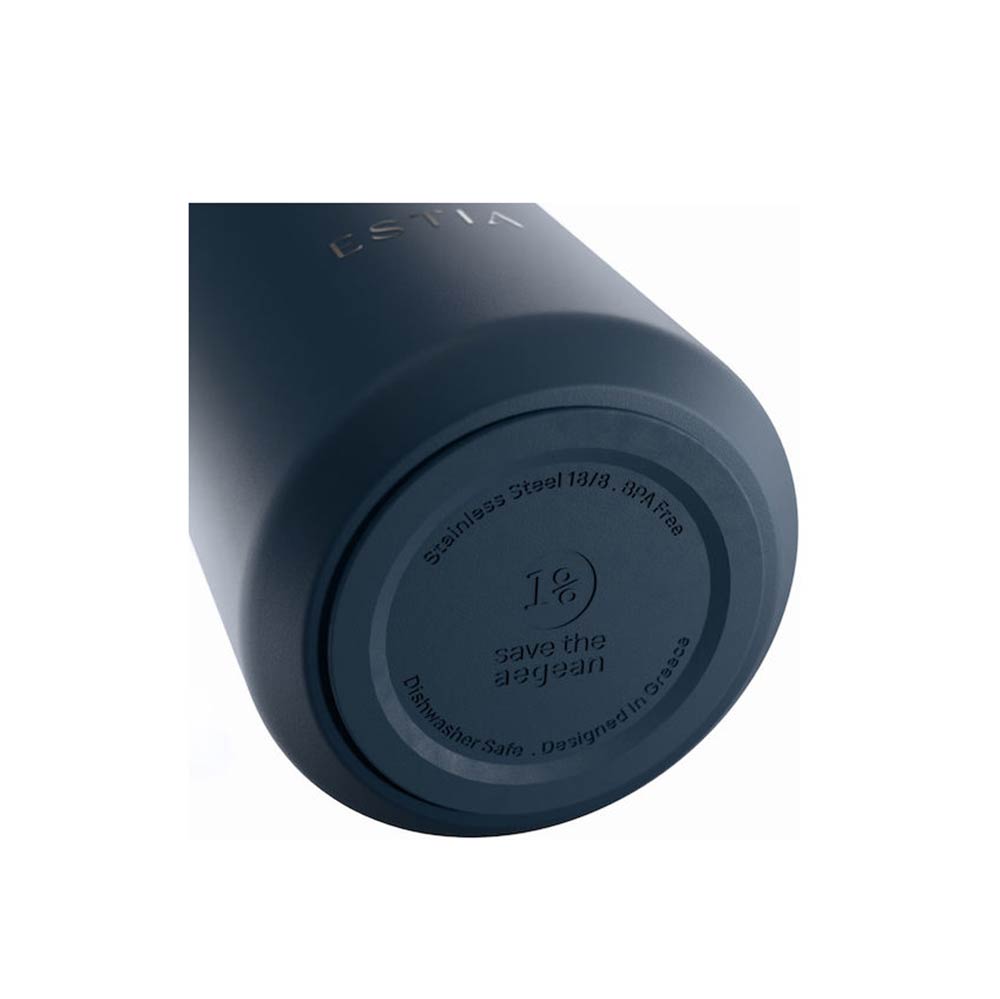 Ανοξείδωτο Ποτήρι Θερμός Save The Aegean Lens Indigo 360ml 42790 Estia - 3