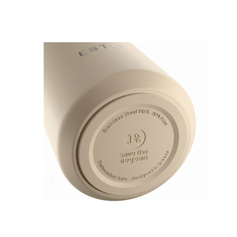 Ανοξείδωτο Ποτήρι Θερμός Save The Aegean Lens Dune 360ml 42820 Estia - 1
