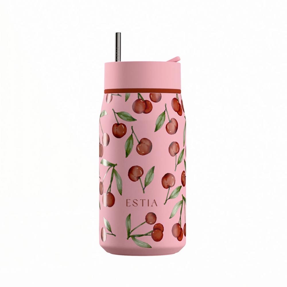 Ανοξείδωτο Ποτήρι Θερμός Save The Aegean Lens Cherry Rose 360ml 42882 Estia - 125130