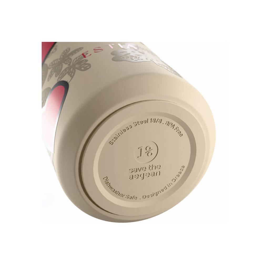 Ανοξείδωτο Ποτήρι Θερμός Save The Aegean Lens Tender Lace 360ml 42929 Estia - 1