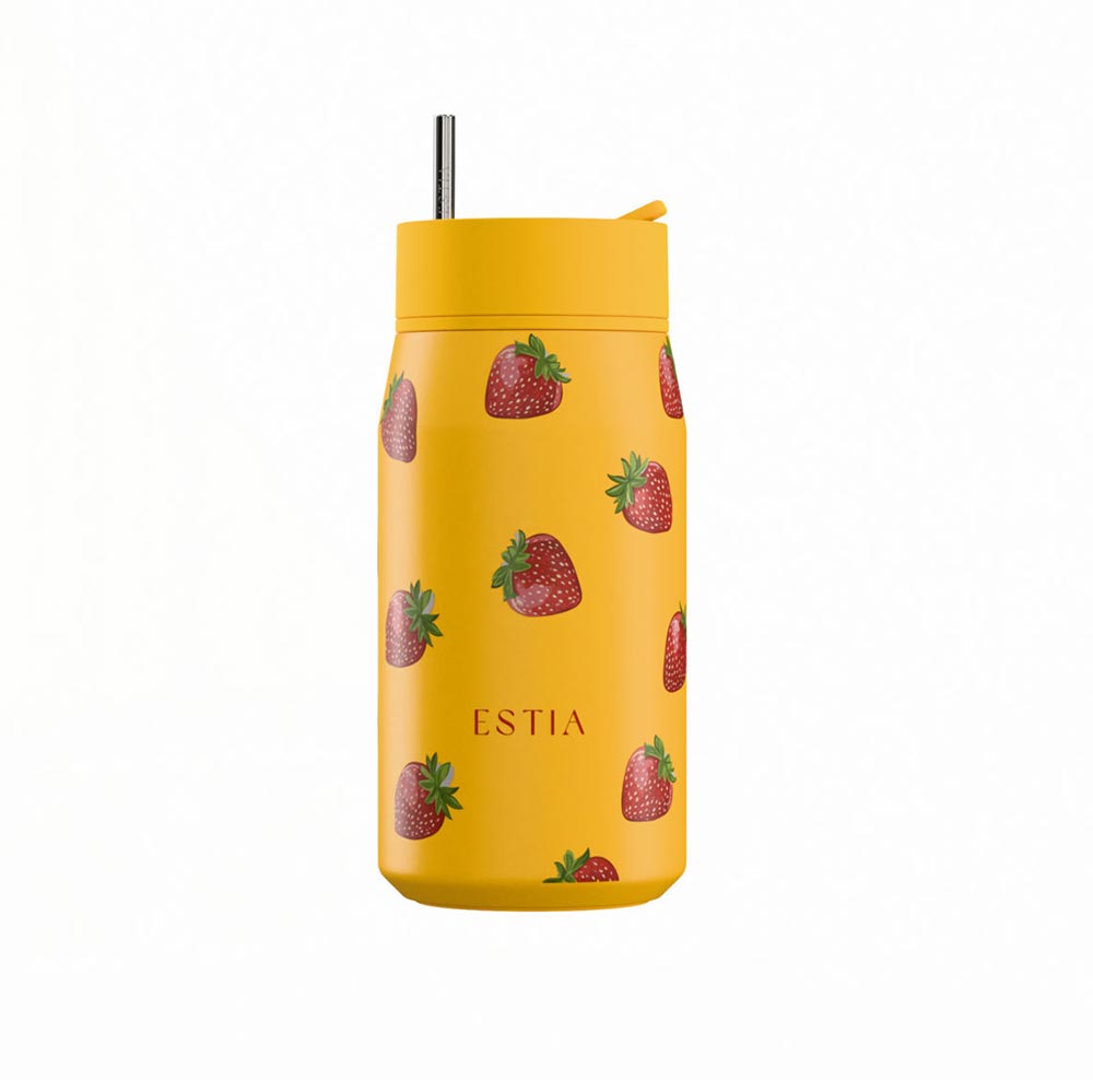 Ανοξείδωτο Ποτήρι Θερμός Save The Aegean Lens Berry Bright 360ml 42936 Estia - 125112