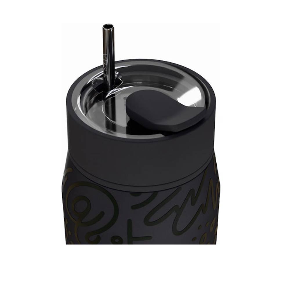 Ανοξείδωτο Ποτήρι Θερμός Save The Aegean Lens Noir Echo 360ml 42943 Estia - 2