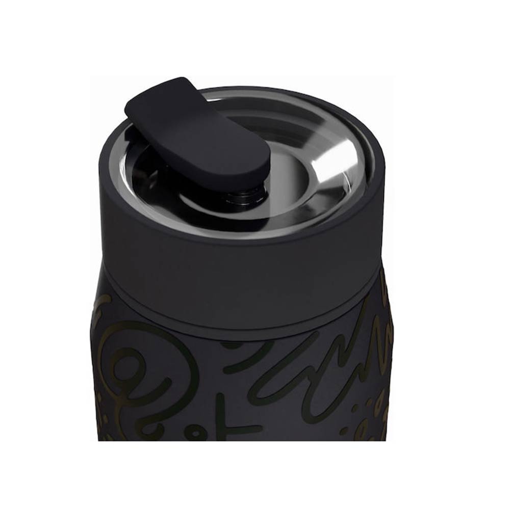 Ανοξείδωτο Ποτήρι Θερμός Save The Aegean Lens Noir Echo 360ml 42943 Estia - 4