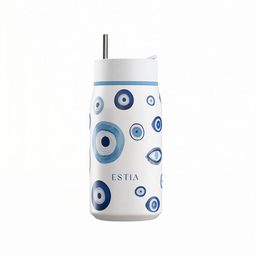 Ανοξείδωτο Ποτήρι Θερμός Save The Aegean Lens Spirit of Luck 360ml 42967 Estia - 125124