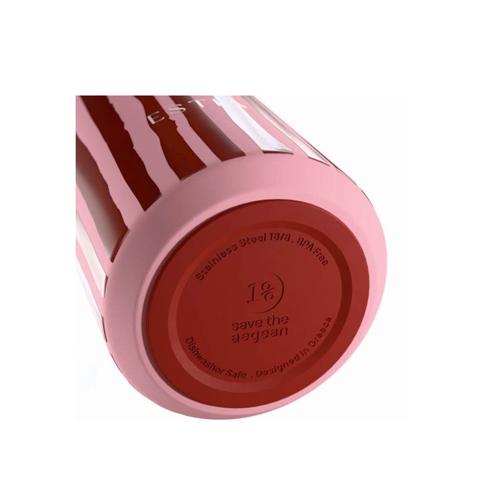 Ανοξείδωτο Ποτήρι Θερμός Save The Aegean Lens Viva Stripe 360ml 43025 Estia - 1
