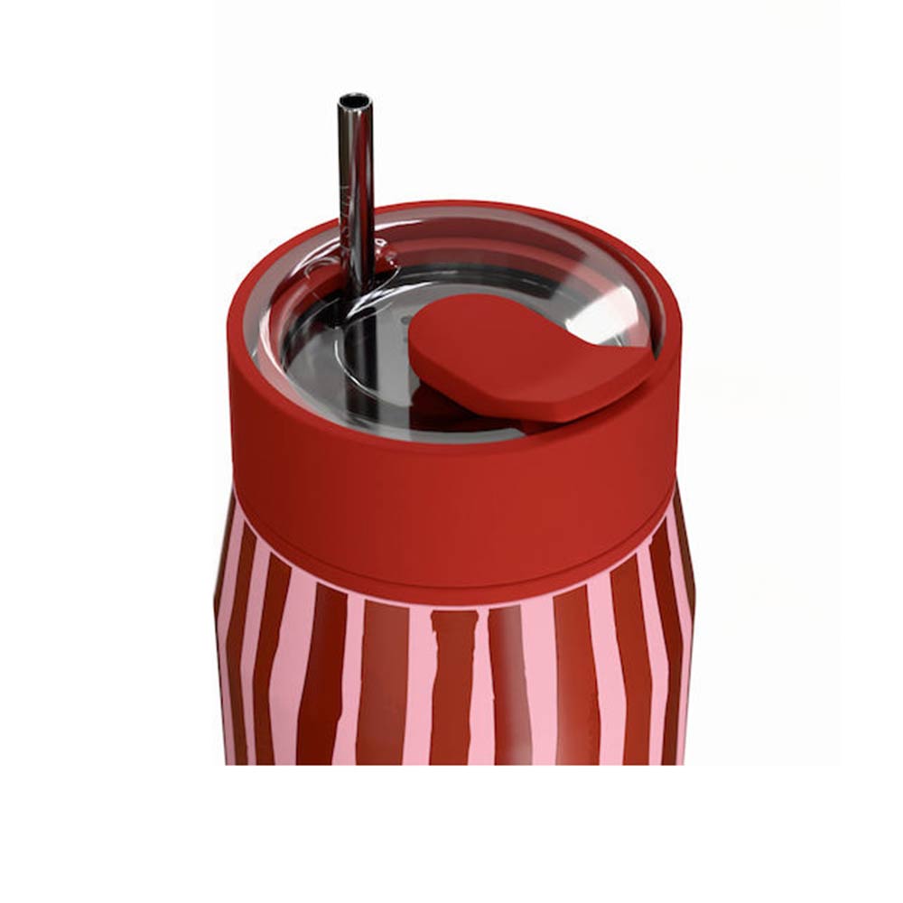 Ανοξείδωτο Ποτήρι Θερμός Save The Aegean Lens Viva Stripe 360ml 43025 Estia - 2