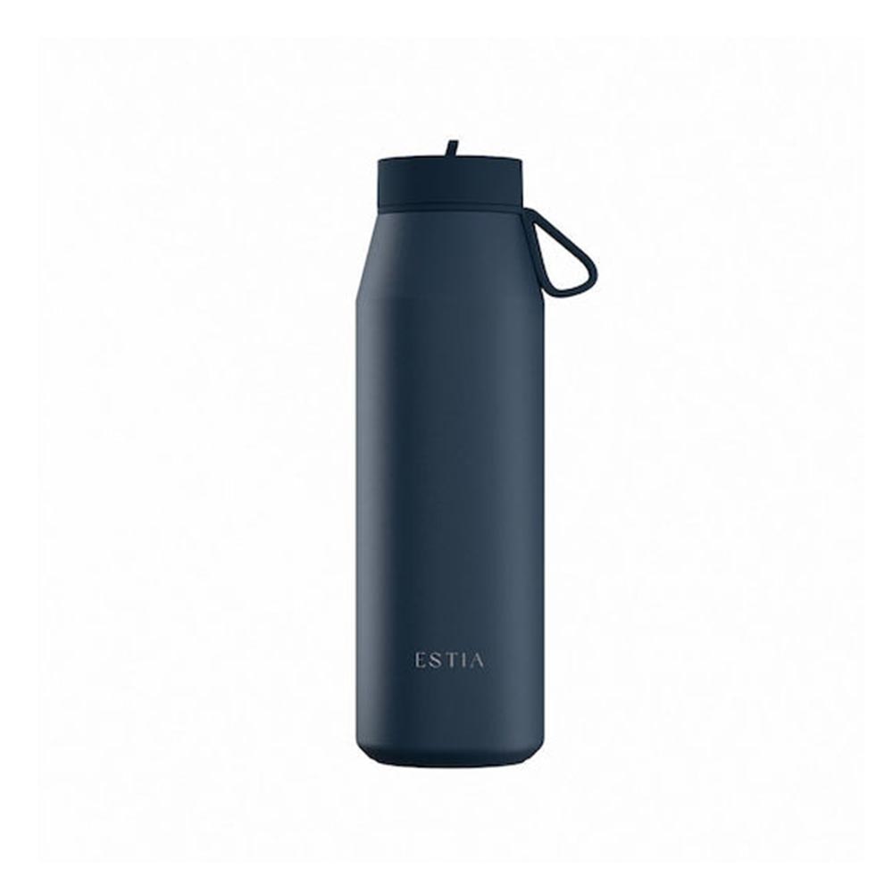 Ανοξείδωτο Μπουκάλι Θερμός Pulse Save the Aegean Indigo 800ml 43193 Estia - 2