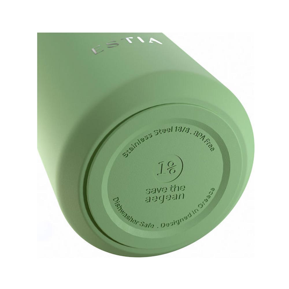 Ανοξείδωτο Μπουκάλι Θερμός Pulse Save the Aegean Pine 800ml 43230 Estia - 1