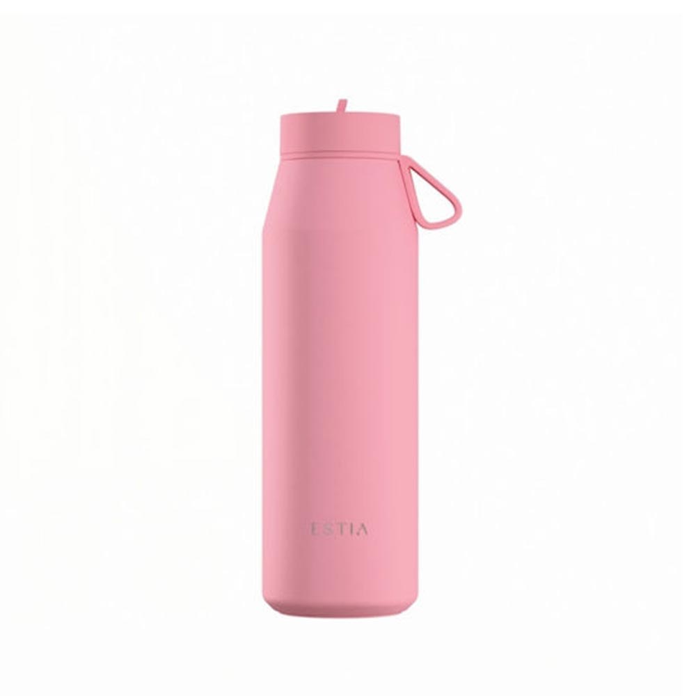 Ανοξείδωτο Μπουκάλι Θερμός Pulse Save the Aegean Rose 800ml 43247 Estia - 124314