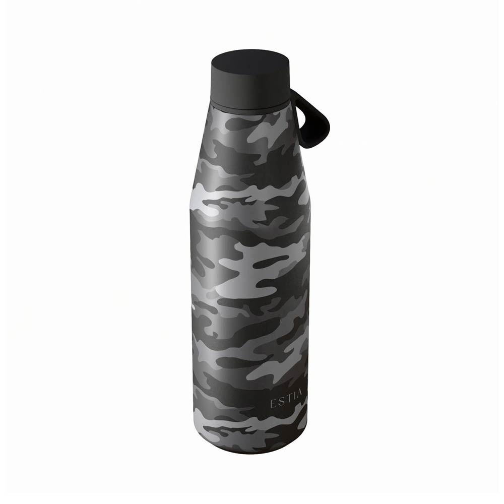 Ανοξείδωτο Μπουκάλι Θερμός Flow Save the Aegean Dark Camo 500ml 47870 Estia - 1