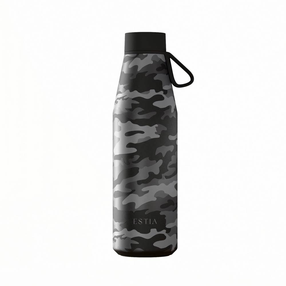 Ανοξείδωτο Μπουκάλι Θερμός Flow Save the Aegean Dark Camo 500ml 47870 Estia - 123973