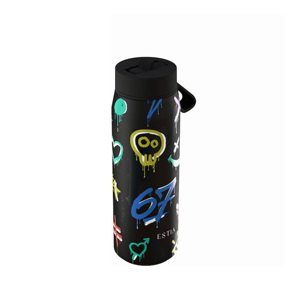 Ανοξείδωτο Μπουκάλι Θερμός Pulse Save the Aegean Six Seven 500ml 47917 Estia - 2