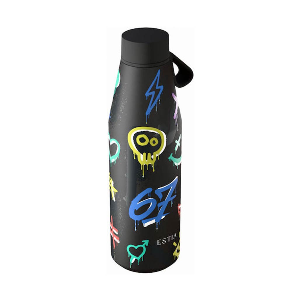 Ανοξείδωτο Μπουκάλι Θερμός Flow Save the Aegean Six Seven 500ml 42127 Estia - 1