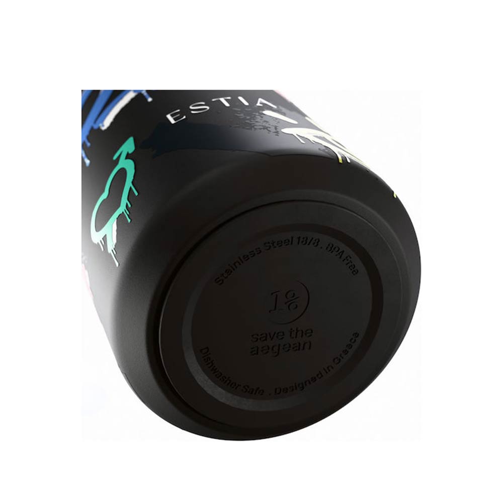 Ανοξείδωτο Μπουκάλι Θερμός Flow Save the Aegean Six Seven 500ml 42127 Estia - 2