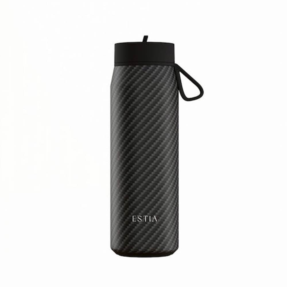 Ανοξείδωτο Μπουκάλι Θερμός Pulse Save the Aegean Carbon Fibre 500ml 47931 Estia - 124176