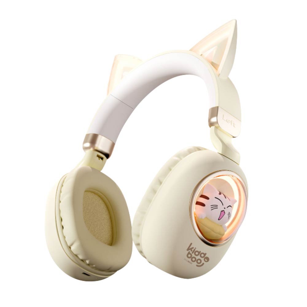 Παιδικά Ακουστικά Ασύρματα Bluetooth Delulu Gold KBKID5GLD Kiddoboo - 83942