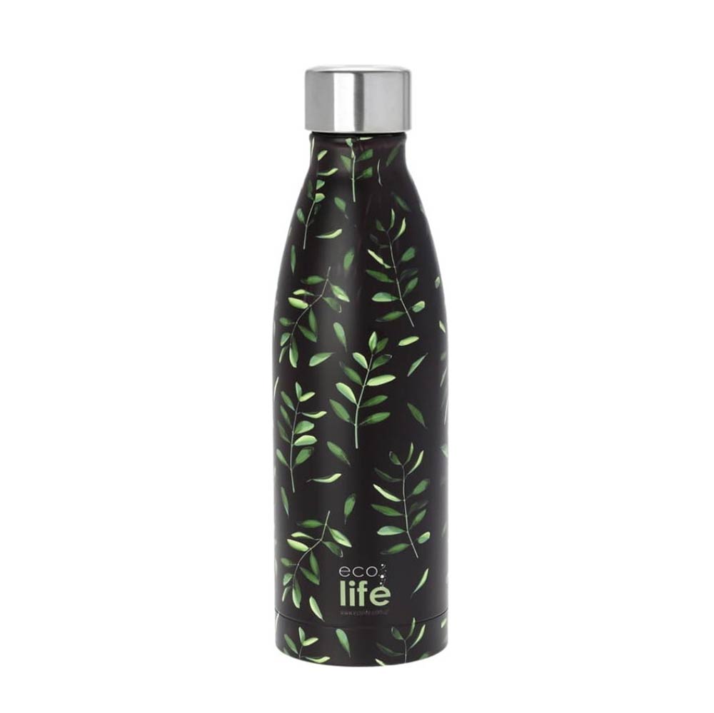 Μεταλλικό Ανοξείδωτο Μπουκάλι Θερμός Olive 500ml 33-BO-3017 Ecolife - 61677