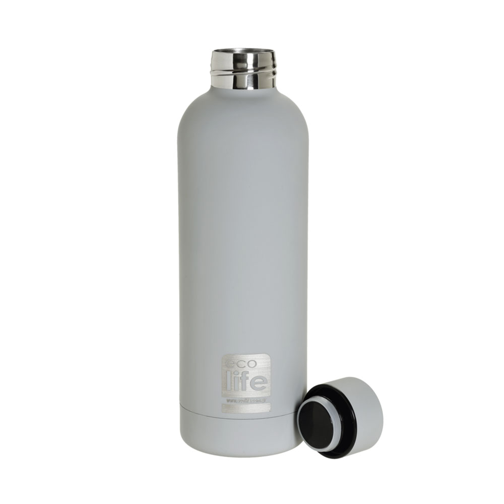Θερμό Ανοξείδωτο Smokey Grey 500ml 33-BO-3032 Ecolife - 1