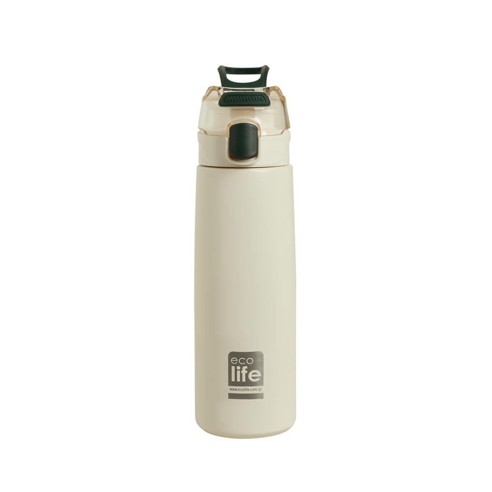 Ανοξείδωτο Μπουκάλι Θερμός Με Infuser White 550ml 33-BO-3034 Ecolife - 51812