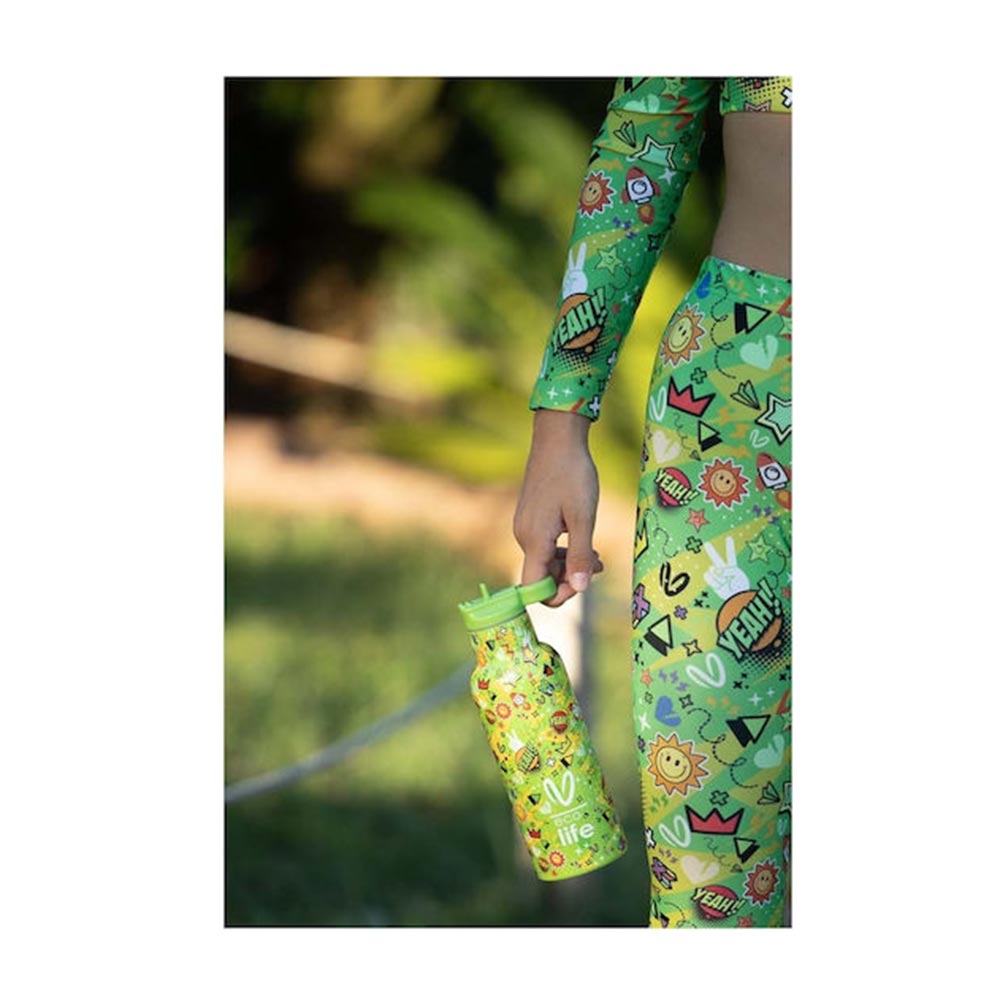 Ανοξείδωτο Μπουκάλι Θερμός Wear your Emotions - Borola #VasilikiWorld 33-BO-2320 Ecolife - 1