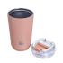 Ανοξείδωτο Ποτήρι Θερμός Pure Pink Coffee Thermos 360ml 33-BO-4123 Ecolife - 2