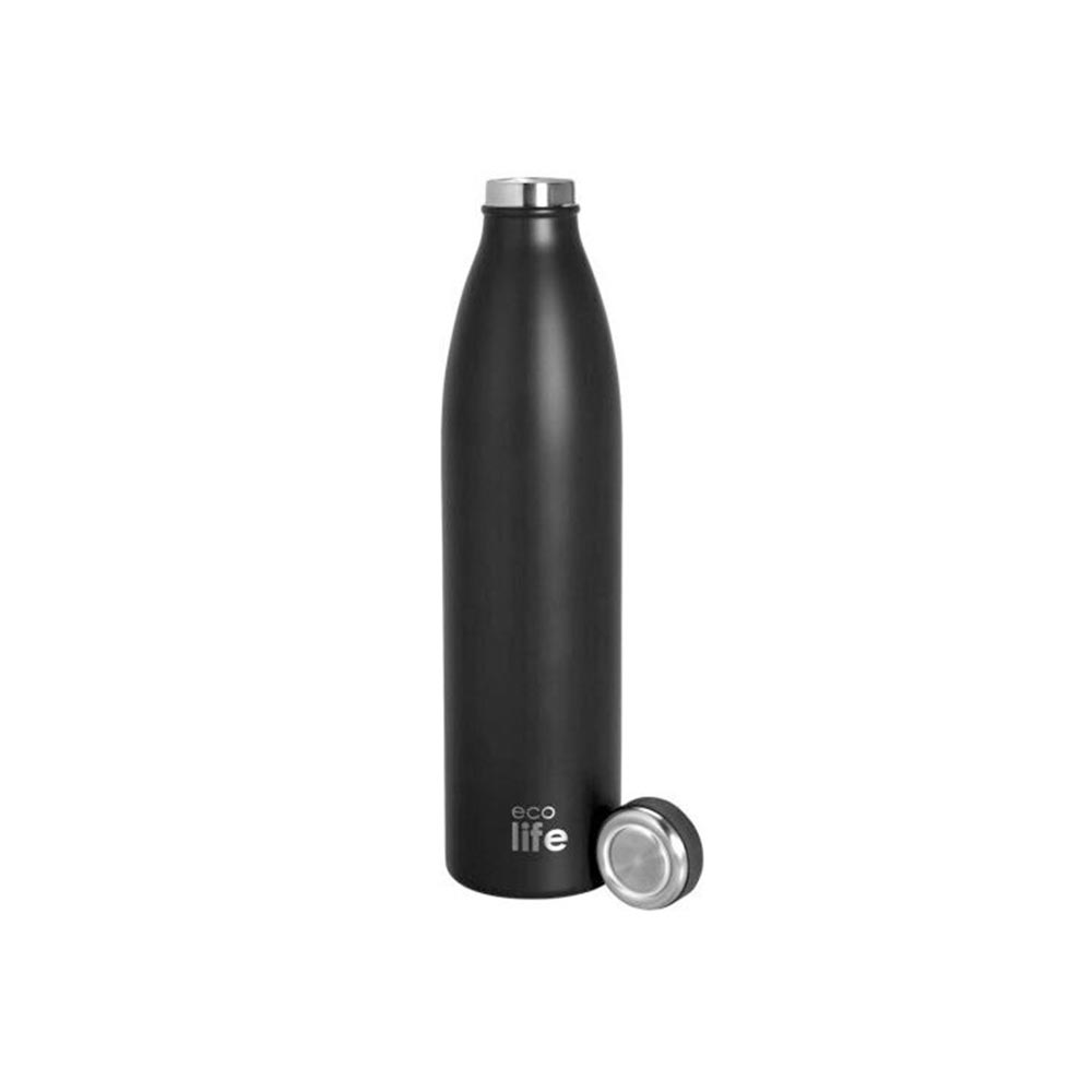Μπουκάλι θερμός Slim Black Thermos 1lt 33-BO-3050 Ecolife - 2