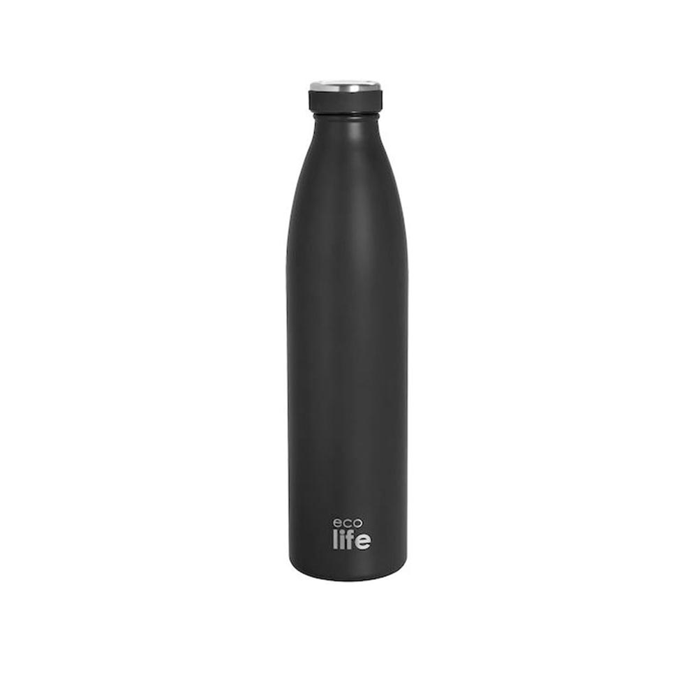 Μπουκάλι θερμός Slim Black Thermos 1lt 33-BO-3050 Ecolife - 98631