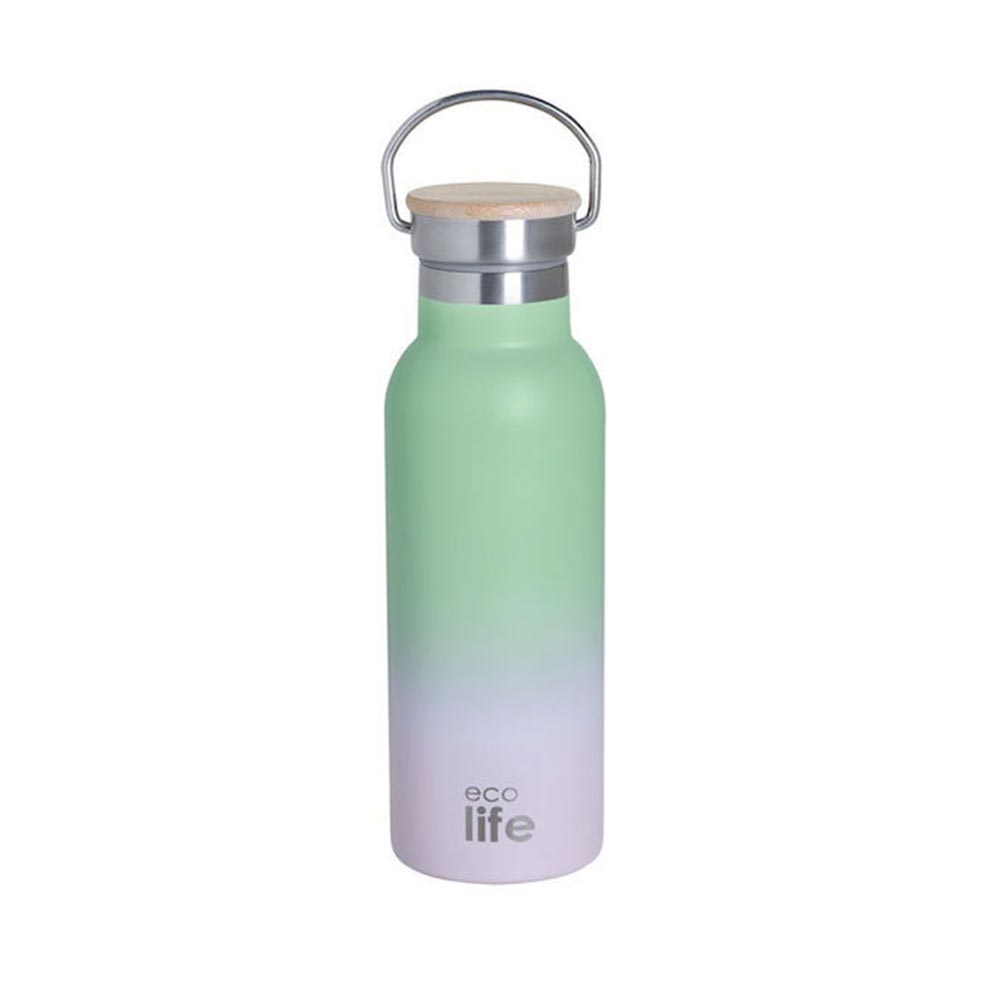 Θερμός Μεταλλικό Ανοξείδωτο Ice Cream Bamboo Lid 500ml 33-BO-3052 Ecolife - 98730