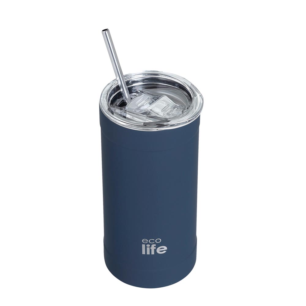 Ανοξείδωτο Ποτήρι Θερμός Sapphire Blue Coffee Thermos 500ml 33-BO-4126 Ecolife - 98914