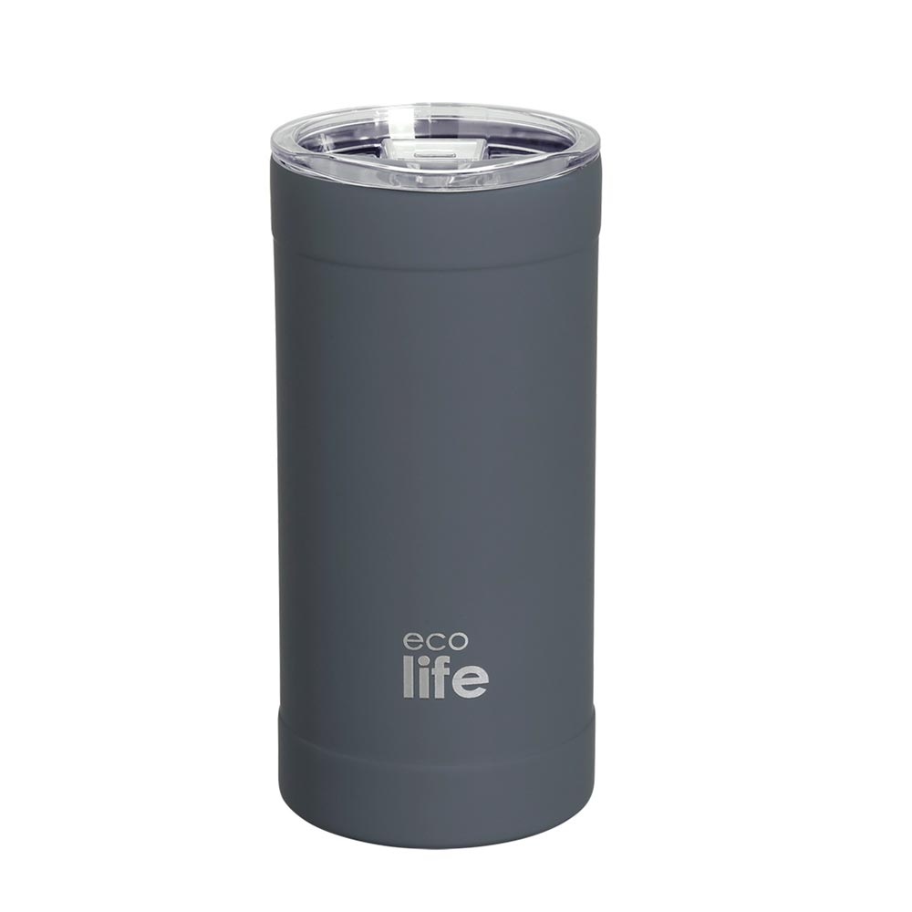  Ανοξείδωτο Ποτήρι Θερμός Stone Grey Coffee Thermos 500ml 33-BO-4127 Ecolife - 2