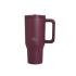 Ποτήρι Θερμός Tumbler με Διπλή Λαβή και Καλαμάκι 900ml - Cranberry 33-BO-7070 Ecolife - 3