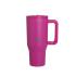 Ποτήρι Θερμός Tumbler με Διπλή Λαβή και Καλαμάκι 900ml - Neon Magenta 33-BO-7073 Ecolife - 2