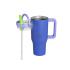 Ποτήρι Θερμός Tumbler με Διπλή Λαβή και Καλαμάκι 900ml - Blue Purple 33-BO-7075 Ecolife - 1
