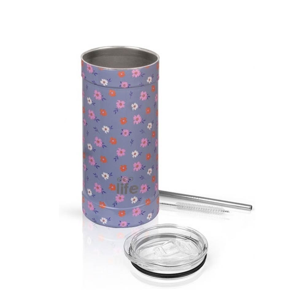 Ανοξείδωτο Ποτήρι Θερμός Flower Bloom Coffee Thermos 500ml 33-BO-4182 Ecolife - 3